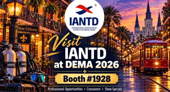 Visit IANTD at DEMA 2026: Explore Professional Opportunities, Crossovers and Show Specials