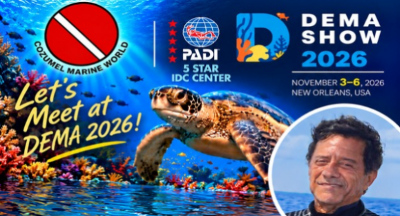 Catch Up With Well-known Cozumel Diving Personality Jorge Marin During DEMA Show