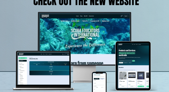Scuba Educators International Unveils Unified Website and Member Platform, Streamlining Certification, eLearning, and Professional Services